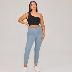 Girlfriend Compressive High-Rise Leggings in Dew